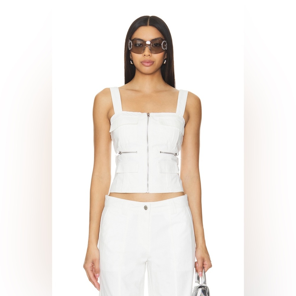 New LEVI cargo crop top